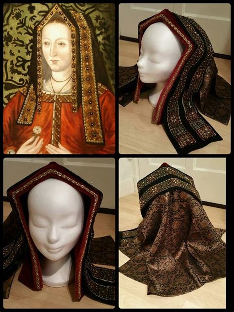 tudor gable hood|tudor period hair.